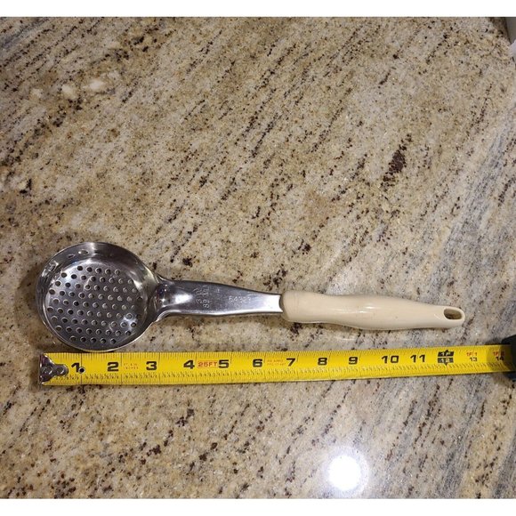 JP 3 oz 89 ML Slotted Strainer Spoon Ladle 64323 Portion Control - Picture 9 of 11